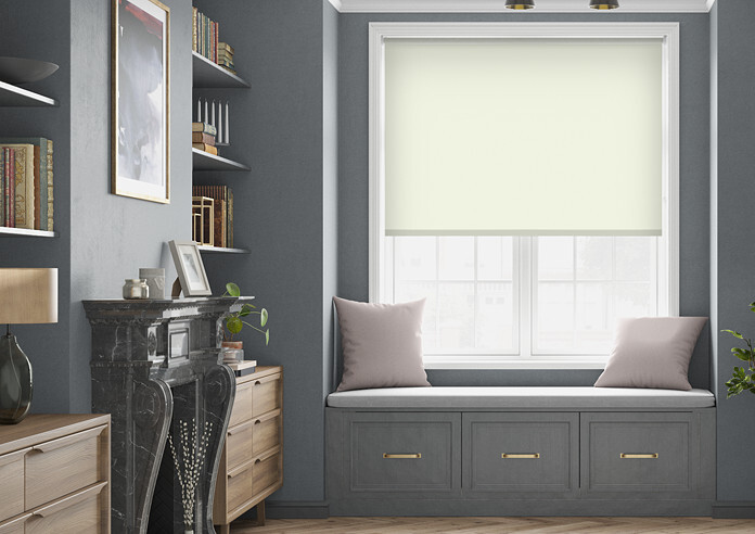 Anti-Bacterial, Creme - Twist&Fit Roller Blind - Image 3